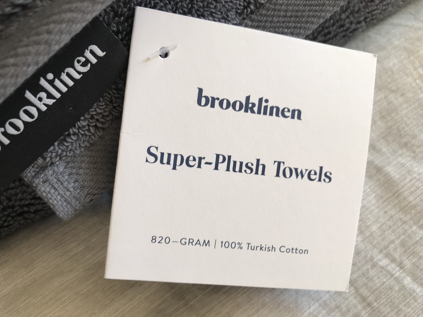 Super-Plush Bath Towels in Eucalyptus by Brooklinen - Holiday Gift Ideas